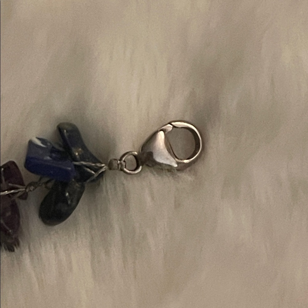 Multicolor Gemstone Bracelet 7” - image 4